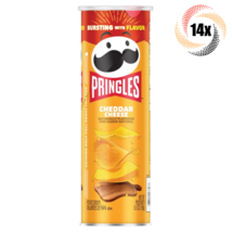 14x Cans Pringles Cheddar Cheese Flavored Potato Crisps Chips Snack 5.57oz - £43.49 GBP