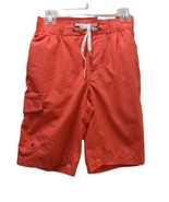 St. John&#39;s Bay Men&#39;s swim trunks shorts s small drawstring coral board s... - $16.82