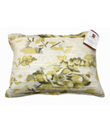 B. Smith With Style Aimee Decorative Throw Pillow Yellow Floral Cotton 1... - £15.86 GBP