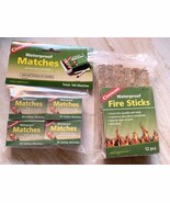 Lot Of Coghlans 160 Waterproof Matches And Fire Sticks 12pcs Survival Es... - $343.43 MXN