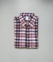 Brooks Brothers Check Plaid Long Sleeve Button Down Cotton  Shirt FTP 0008 - $62.37