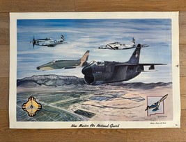 New Mexico National Guard 1986 Poster Signed Numbered Erwin Stock 81/1500 - £95.55 GBP