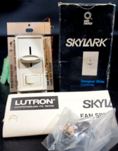 Lutron Skylark Designer Slide Fan Speed Control Single Pole SFS-5EA - £23.84 GBP