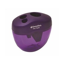 Swordfish The Triple 3 Hole Canister Pencil Sharpener (Single) - Purple,... - $10.00