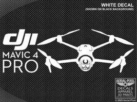 New DJI Mavic 4 Pro Window / Case Decal Drone Sticker - $9.95