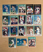 1992 Fleer Baseball Cards (Set of 17) Near Mint Condition - £6.23 GBP