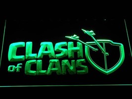 Clash of Clans LED Neon Sign Hang Wall Home Decor, Game Room, Office Craft  - £20.43 GBP+