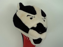 Vintage Wisconsin Badgers - Bucky Badger Golf Head Wood Cover Plush - £11.40 GBP