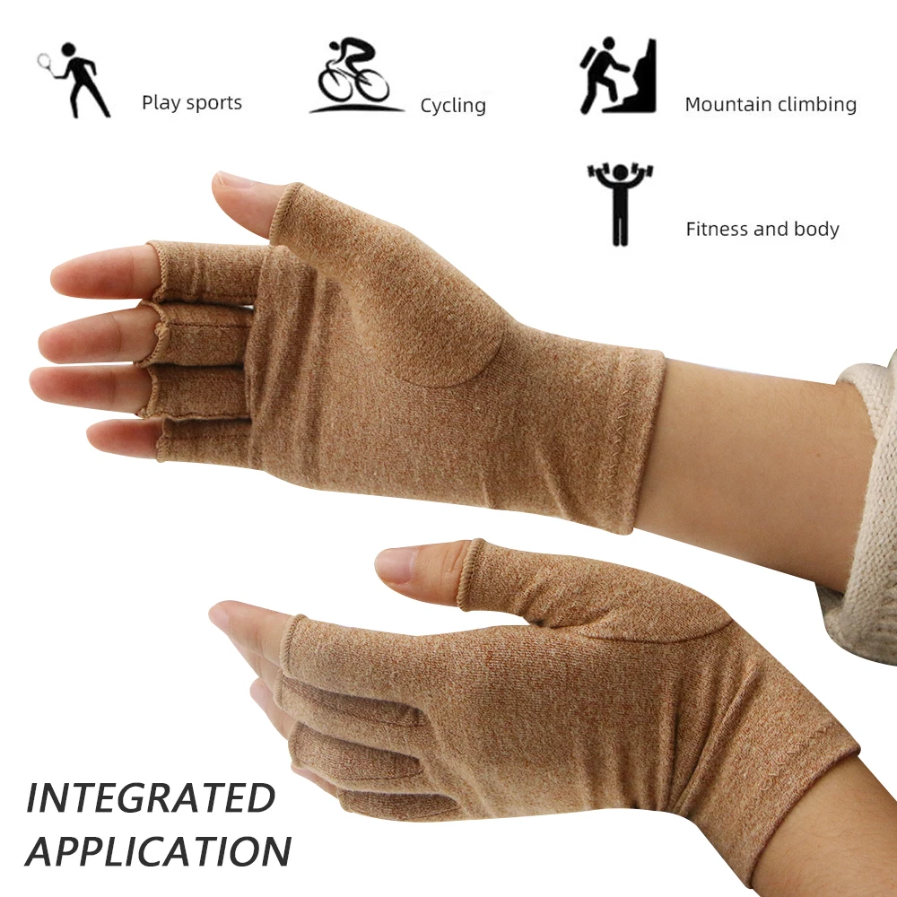 Sporting 1 Pair Arthritis Gloves Touch Screen Gloves Anti Arthritis Therapy Comp - £23.84 GBP