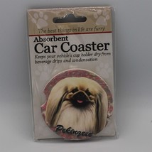 Super Absorbent Car Coaster - Dog - Pekingese - $5.44