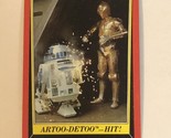 Return of the Jedi trading card Star Wars Vintage #109 Artoo Deetoo Hit ... - $1.97