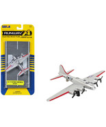 Boeing B17 Flying Fortress Diecast Model Runway24 Silver - $272.90 MXN