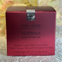 Estee Lauder Nutritious Super Pomegranate Radiant Energy Night Creme / Mask 50mL - £21.75 GBP