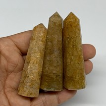 116.7g, 2.6&quot;-2.8&quot;, 3pcs, Natural Golden Quartz Towers Small Polished Crystal, B3 - £31.31 GBP