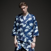 Free Shipping Fashion New Male Mens Clothing Summer New Men&#39;s Japanese Kimono Pr - £96.48 GBP