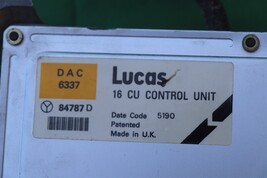 1991 Jaguar XJS V12 ECU ECM PCM Engine Computer Control Module DAC-6337, 84787AD image 6