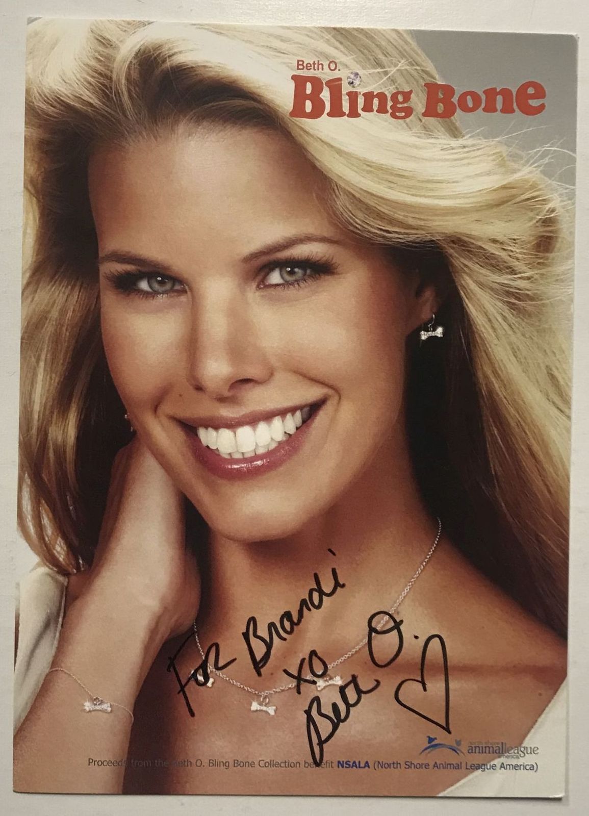 Beth O Signed Autographed Glossy 4x6 Photo - $15.00
