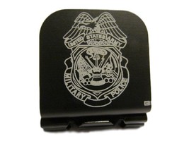 US ARMY Military Police Badge Image Laser Etched Aluminum Hat Clip Brim-it - $11.99