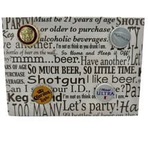 Magnetic Board Frame 5x7 Beer Theme with Bottle Cap Magnets - $14.85