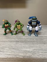 TMNT Teenage Mutant Ninja Turtles Figure Lot Space Cadet Leonardo Michelangelo - £10.23 GBP