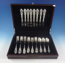 Grande Baroque by Wallace Sterling Silver Flatware Set For 8 Service 32 ... - £1,549.54 GBP