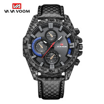 Carbon Fiber Super Race Racing Army Military Watches Sports Watch - £23.93 GBP