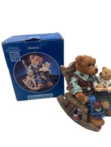 Vintage Classic Treasures Musical PAPA Bear Figurine Rocking Chair Music Box - £23.73 GBP