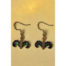 Mardi Gras Glitter Dangle Earrings. Crown - €5,94 EUR