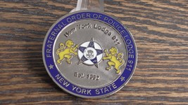Fraternal Order Of Police New York State Challenge Coin #891U - £15.06 GBP