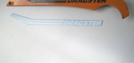 Sticker - White Dragster Bicycle DECAL fit Vintage Huffy Banana Seat Mus... - $12.95