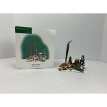 Department 56 Foxes In The Forest Village accessory 52744 retired boxed - $24.99