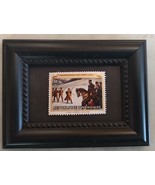 Tchotchke Framed Stamp Art Collectable Postage Stamp -Washington At Vall... - £7.82 GBP