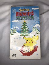 Pokemon Pikachu&#39;s Winter Vacation VHS Tape Movie 1999 Anime/Cartoon Tested Works - £7.77 GBP