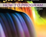 Java How to Program 9th Edition - Paul &amp; Harvey Deitel w/Sealed Access Code - $16.89