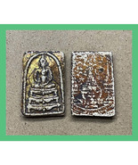 Thai Amulet Somdej Style With Gold Leaf Finish Cultural Keepsake S Buddhist - €33,71 EUR