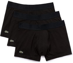 Lacoste Men&#39;s 3-Pack Boxer Briefs Underwear Classic Stretch Black5H3407-... - $20.01+