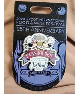 Disney Pin EPCOT Food &amp; Wine Passholder Pin 2020 W/Mickey Minnie Mouse F... - €10,24 EUR