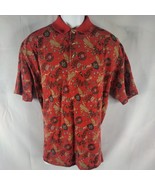 Tabasco Hot Sauce Sportswear Golf Polo All Over Print Shirt Size Large - $347.51 MXN