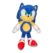 Genuine Sonic The Hedgehog Cartoon Character Blue Plush Stuffed Animal Toy 9&quot; - £5.72 GBP