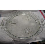 Jeanette Glass-Baltimore Pear-Clear- Cake Plate/Serving Platter-USA-1950&#39;s - €9,44 EUR