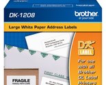 Brother, Die-Cut Large Address Labels, DK-1208, Brother Genuine Labels, ... - £21.48 GBP