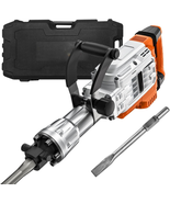 Electric Jack Hammer Concrete Breaker 3500W with 2 Chisel Bits - Ideal f... - £378.74 GBP