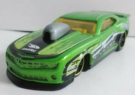 Hot Wheels Green Custom &#39;10 Pro Stock Chevrolet Camaro SS Diecast Race Car 2010 - £3.93 GBP