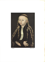 Lucas Cranach Portrait Of A Girl, 1952 - £15.46 GBP