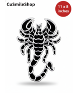 Large Scorpion Iron-On Embroidered Patch Biker Jacket Back Applique DIY ... - $27.90