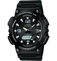 Casio - AQS810W-1AV - Solar Analog/Digital Watch - Black - $49.95