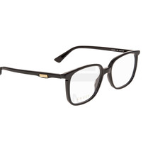 GUCCI 0260 Black Square Asymmetrical RX Eyeglasses Optical Frame 53mm GG... - £141.39 GBP