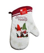 Home House Gnome For The Holidays Christmas Oven Mitt 7” X 13”.-100% Cotton - €13,47 EUR