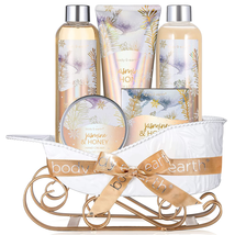 Mothers Day Gifts for Mom Wife - Body &amp; Earth Gift Set with Jasmine &amp; Honey Scen - £33.68 GBP