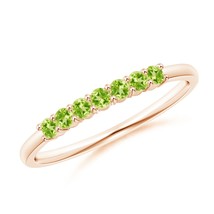 Authenticity Guarantee

ANGARA 0.28 Ct Half Eternity Seven Stone Peridot Wedd... - $584.10